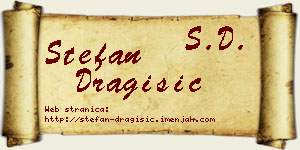 Stefan Dragišić vizit kartica